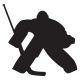 Magnet -Decal - Goalie